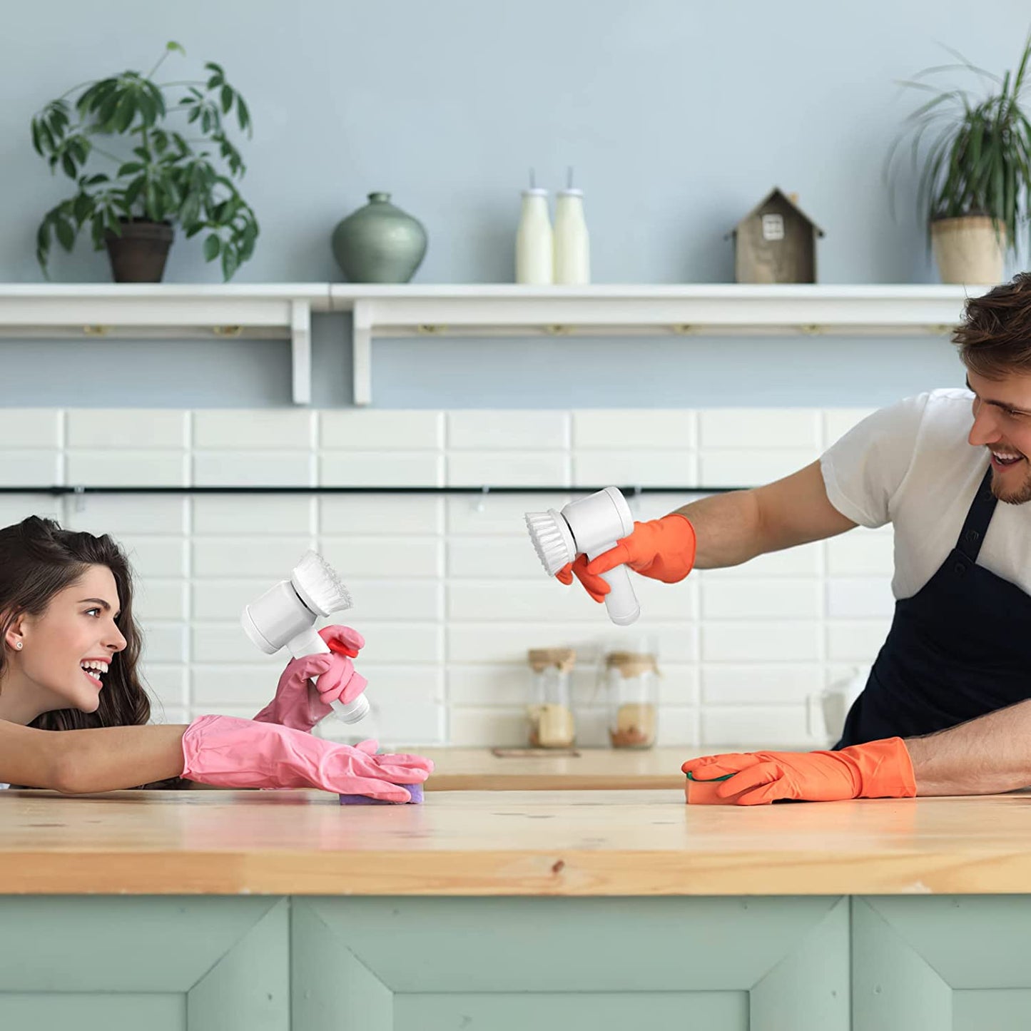 SpinPro™ – Cepillo Eléctrico de Limpieza 5 en 1